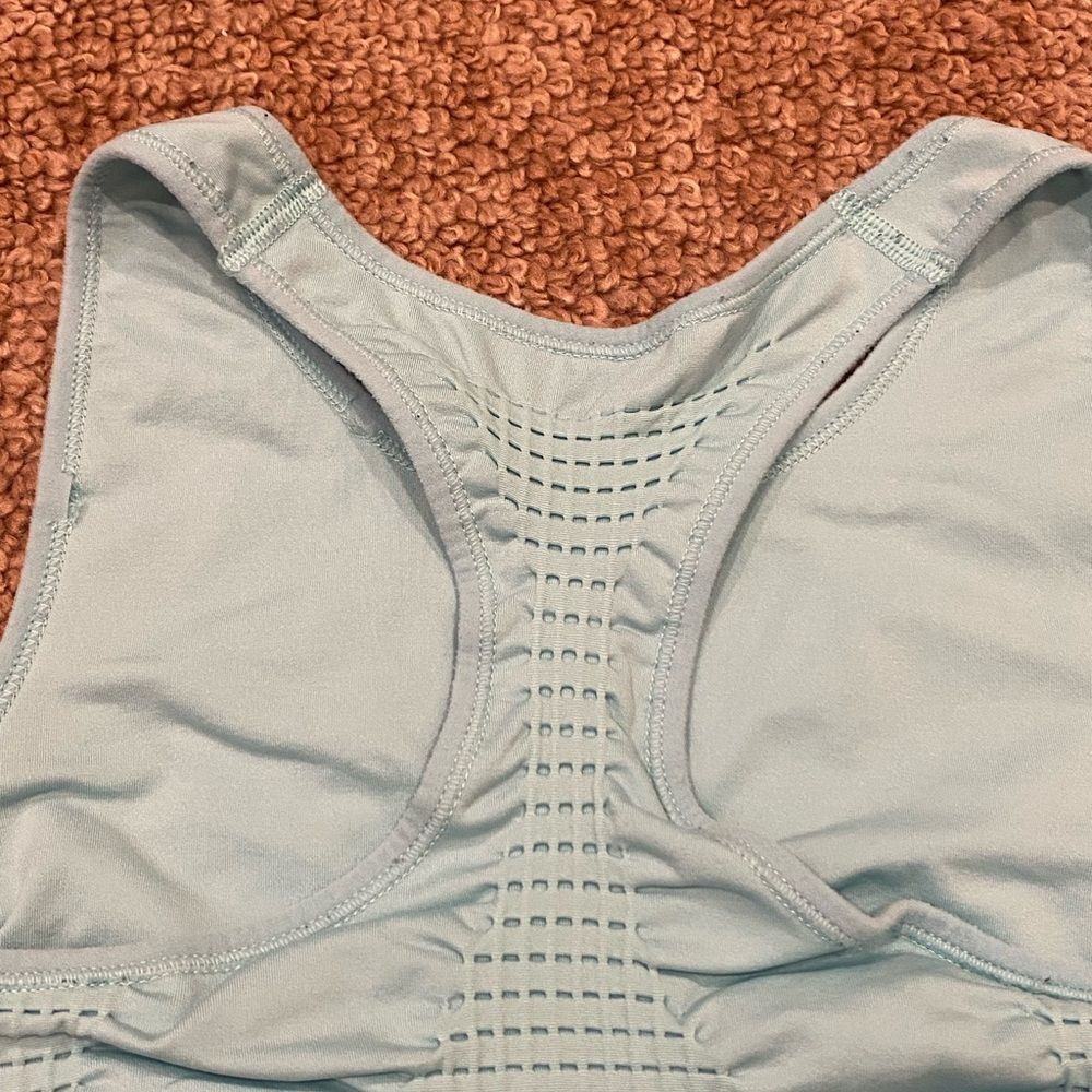 Sweaty Betty Stamina Longline Sports Bra Ice Blue - Picture 4 of 6
